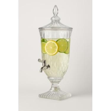 Imagem de Suqueira De Cristal 2L Com Torneira Resistente Luxo Para Sucos e Drinks