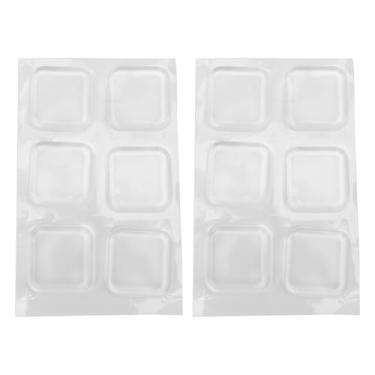 Imagem de Yinhing Conjunto de Rolha de Porta de Borracha Transparente de 12 Unidades Protetores de Pára-choques Autoadesivos Transparentes para Maçanetas e Maçanetas Amortecedores de Parede Ideais para