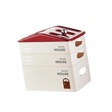 Imagem de MotiveTech Caixa organizadora para roteador, capa protetora para roteador, caixa decorativa para mesa, economizador de espaço, organizador de cabos para sala de, Três Camadas