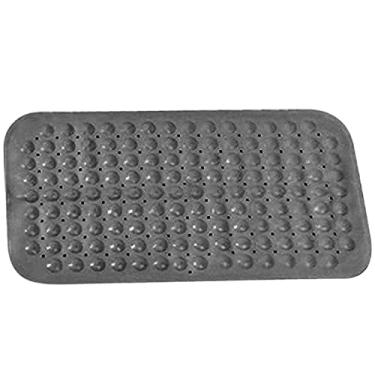 Imagem de Tapete -derrapante com furos de drenagem e ventosas massagem pés para piso Banheiro Banheira Chuveiro banho PVC
