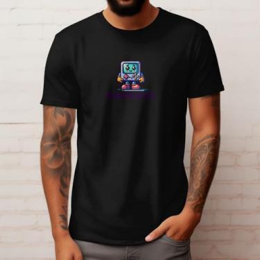 Imagem de Camiseta Masculina Casual Gamebox Polo Blu em Algodão Leve do P ao G1 