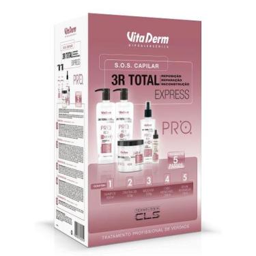Imagem de Kit 3R SOS Capilar Total Express - Vita Derm - Tratamento Completo par