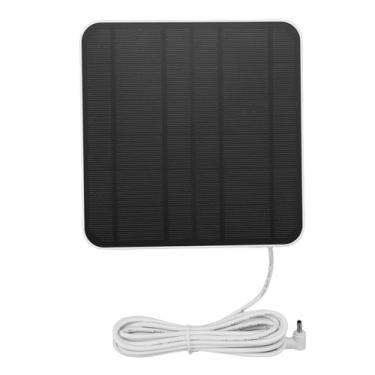 Imagem de Jiawu Carregador de Painel Solar Eficiente de 12 W para Ring Spotlight Cam Plus Pro - Adequado para Câmera de Segurança Externa - 2 Unidades de Painéis de Silício Monocristalino