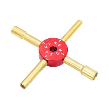 Imagem de Fiocias Chave Allen para Carros RC, Ferramenta de Reparo Compacta E Robusta para Remover Porcas (4 Mm, 5,5 Mm, 7 Mm, 8 Mm) em Modelos.