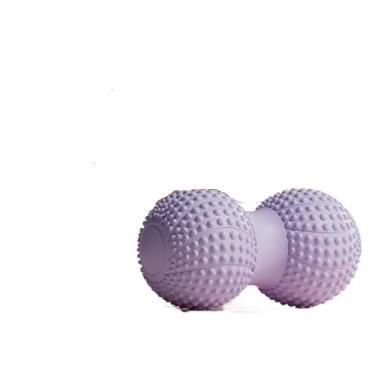 Imagem de Bola de massagem de amendoim 、Massagem muscular profunda miofascial、ferramenta de massagem de relaxamento no pescoço nas costas 、Rolo de pé、Esfera fascial (PURPLE, 1 peça)