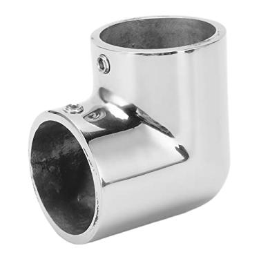 Imagem de Leapiture 2 vias para barco, trilho de mão, encaixe mm 90 °, conector de tubo de cotovelo, hardware de corrimão de barco, aço inoxidável 316 para deck de doca de iate marinho