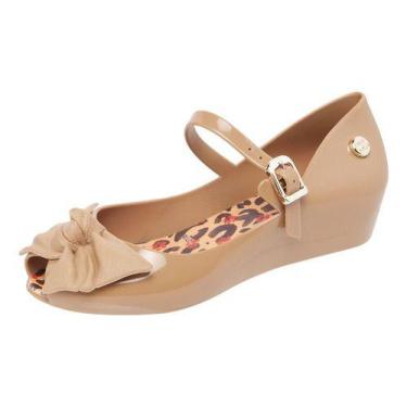 Imagem de Sandália Feminina Anabela Anabelinha Infantil Laço Nó Miss - Miss-Miss