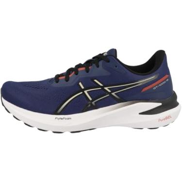 Imagem de ASICS Tênis de corrida masculino GT-1000 13, Azul Expanse Pena Cinza 1011b858 400, 38