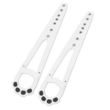 Imagem de Akozon Trava Ajustável do Suporte da Porta do Gato de 2 Peças - Rolha Eficaz da Porta Gato para Manter Os Cães Afastados, Leve e Fácil de Instalar, Suporte Ideal para de Animais de Estimação para