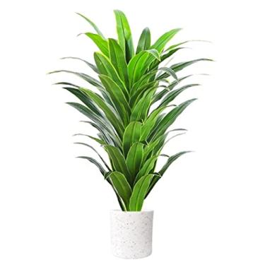 Imagem de SLGGPJBU Plantas falsas planta artificial árvore tropical artificial em vaso planta artificial árvore para casa jardim escritório interior e exterior decoração moderna plantas artificiais interior