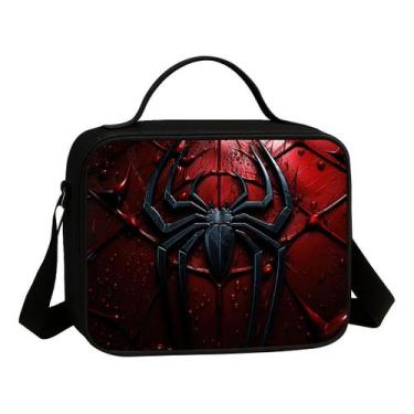 Imagem de Lancheira Termica Escolar Estampa Heroi Menino Aranha Spider Lançament