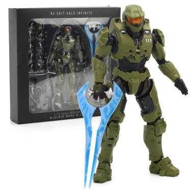 Imagem de Boneco Master Chief Halo Infinite Mark Vi Action Figure
