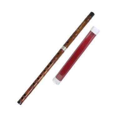 Imagem de Flauta De Bambu Profissional Dizi, Flauta Transversal, Instrumento Mus