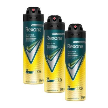 Imagem de Kit 3 Desodorantes Antitranspirantes Rexona Men V8 150 ml