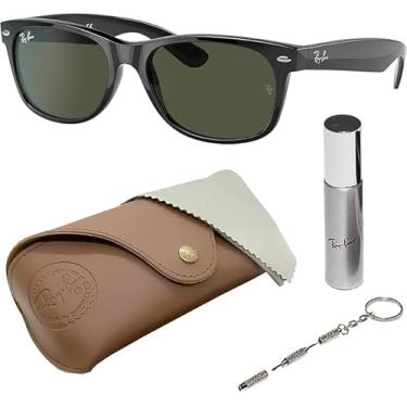 Imagem de Ray-Ban Rb2132F Óculos De Sol Wayfarer Classic Square Para Homens E Mulheres - Óculos De Sol Clássicos Atemporais Com Elegância Moderna - Proteção Uv Premium - Óculos De Sol De Grife Masculinos E F