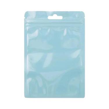 Imagem de Sacos Plásticos Reutilizáveis Com Fecho Zip Lock Na Cor Macaron, 50 Un