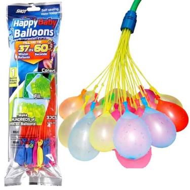 Imagem de Kit Balão de Água Enche Sozinho para Brincadeiras ao Ar Livre 37 Unida