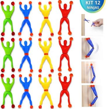 Imagem de Boneco Ninja Que Gruda Na Parede De Brinquedo Infantil - - Europio, Ki