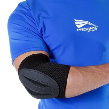 Imagem de Cotoveleira Goleiro Futsal, Volei, Dança- Elastica C/ Feltro-Unissex