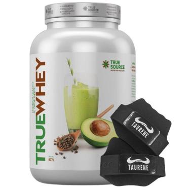 Imagem de True Whey Isolado Abacate Cacau 837g Luva - True Source-Unissex