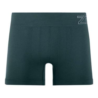 Imagem de Cueca Boxer Plus Size Lisa ZR no cós sem Costura Midnight - Zee Rucci,