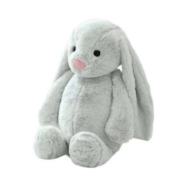 Imagem de Boneco De Coelho De Pelúcia Fofo Com Orelhas Longas De 30/40cm Para Be