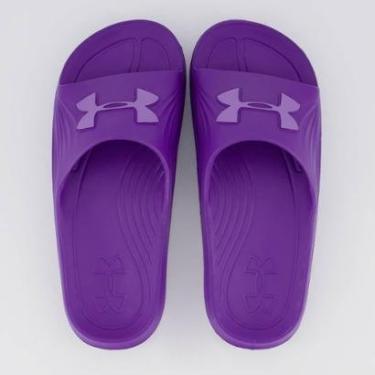 Imagem de Chinelo Under Armour Core 2 Feminino Roxo-Feminino