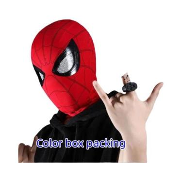 Imagem de Máscara Do Homem-Aranha Para Crianças Com Olhos Móveis E Controle Remo