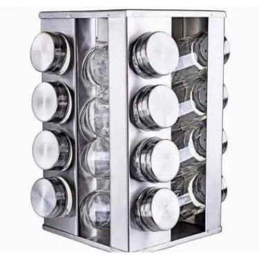 Imagem de Porta Tempero De Alumíno 16 Potes