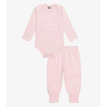 Imagem de Conjunto Body com Calça Feminino Trick Nick Rosa, G, Rosa