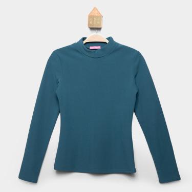 Imagem de Camiseta Térmica Infantil Pix Love Manga Longa Gola Alta Menina-Feminino