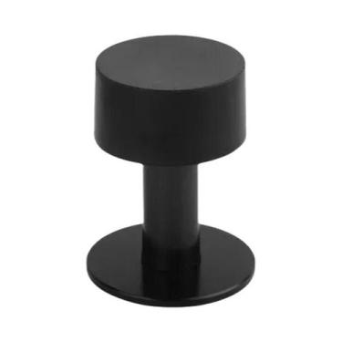 Imagem de Batente De Porta De Aço Inoxidável Com Borracha, Sem Furos, Montagem E