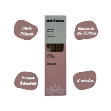 Imagem de Incenso Natural Nirvana Vanilla e Sandalo