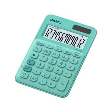 Imagem de Calculadora De Mesa Casio Ms20uc 12 Dígitos Verde