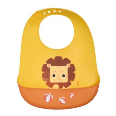 Imagem de Babador Infantil de Silicone com Pega Migalhas Leão - kouii