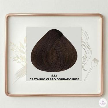 Imagem de Tonalizante Color Wear Alfaparf 5.32 Castanho Claro Dourado Irisé 60g