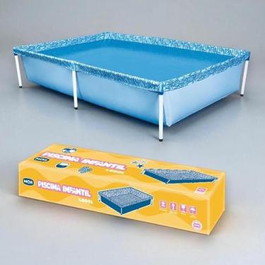 Imagem de Piscina Infantil 1000 Litros Estrutural Retangular Azul - Mor