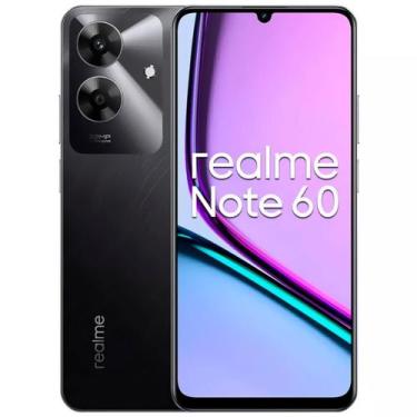 Imagem de Smartphone Realme Note 60 128GB Preto Desempenho, Tela Grande e Câmera
