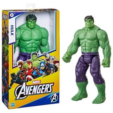 Imagem de Boneco Vingadores Titan Hero Hulk Deluxe 30cm Hasbro E7475