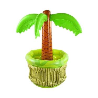 Imagem de Balde De Gelo Inflável Em Forma De Palmeira, Suporte Para Bebidas, Sup