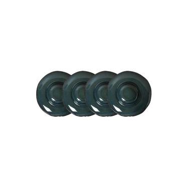 Imagem de Conjunto de Pratos para Massa Porto Brasil Orgânico Oceano 450ml - 4 Peças