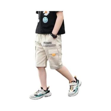 Imagem de Shorts De Verão Para Meninos Adolescentes, Calças Casuais Confortáveis