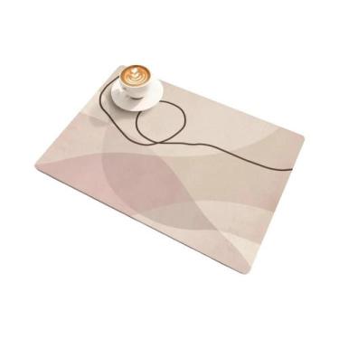 Imagem de Tapete De Secagem De Louça Super Absorvente Antiderrapante Moderno Min