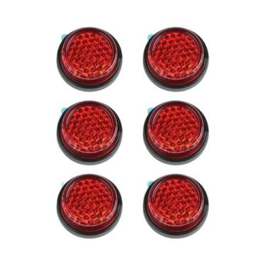 Imagem de Refletor De Segurança Redondo Universal Para Motocicleta, Veículo, Bic