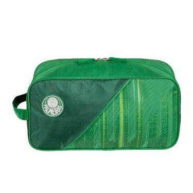 Imagem de Necessaire Porta Calçado e Chuteira Palmeiras Verdão Oficial, Verde, Ú