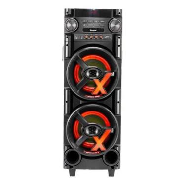 Imagem de Caixa Amplificada Amvox ACA 1000 NEWX 2 Woofers 8" 1000W Blu - Congrat