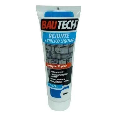 Imagem de Rejunte Acrílico Bautech Branco 470g Para Porcelanato E Pisc - Congrat