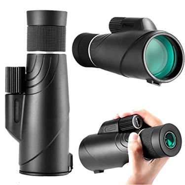 Imagem de Telescópio monocular com zoom HD 10-20X50 Telescópio à prova d'água de alta potência, com suporte para smartphone e tripé, para concerto de caminhada de pássaros