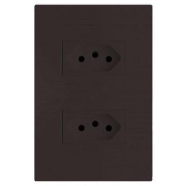 Imagem de Kit Tomada Dupla 20A 4X2 Brs12182-7Ch