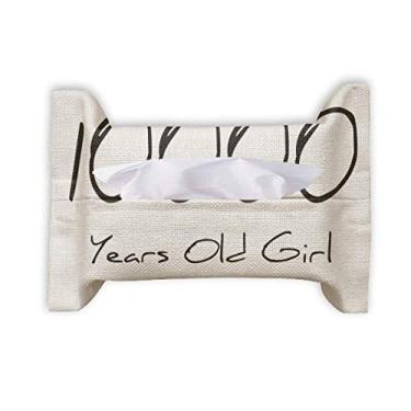 Imagem de 10.000 Years Old Girl Age Art Deco Presente Fashion Papel Toalha Facial Lenço Saco Guardanapo
